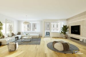 Wohnzimmer – gestaged