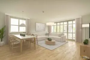 Wohnzimmer - gestaged