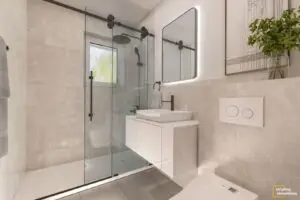 Badezimmer - gestaged