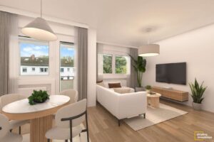 Wohnzimmer - gestaged