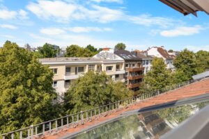 Blick aus Wohnzimmer