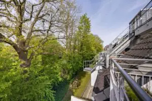 Blick vom Balkon