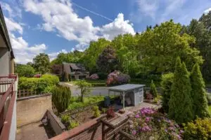 Blick vom Balkon