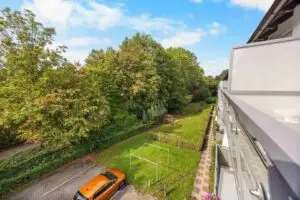 Blick vom Balkon