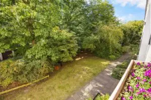 Blick vom Balkon